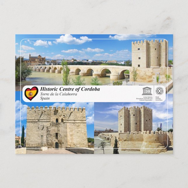 UNESCO - Calahorra Tower / Torre de la Calahorra Postcard (Front)