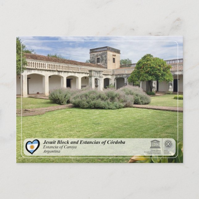 UNESCO - Jesuit Block and Estancias of Córdoba Postcard (Front)