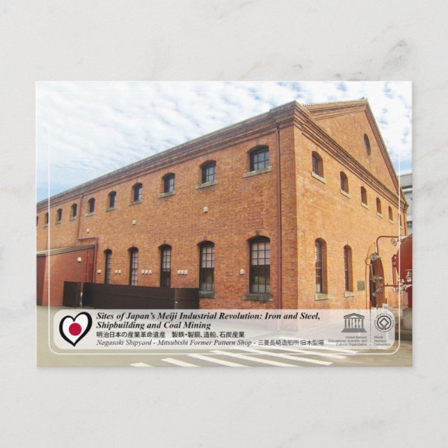 UNESCO - Nagasaki - Mitsubishi Former Pattern Shop Postcard (Front)