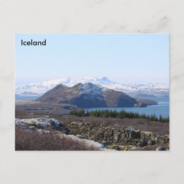 UNESCO site of Thingvellir National Park, Iceland Postcard (Front)