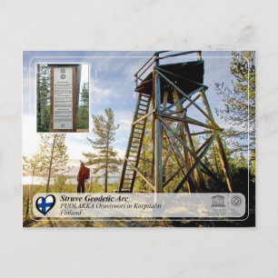 UNESCO - Struve Geodetic Arc - PUOLAKKA Oravivuori Postcard