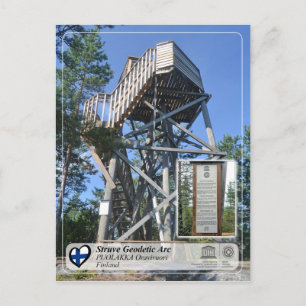 UNESCO - Struve Geodetic Arc - PUOLAKKA Oravivuori Postcard