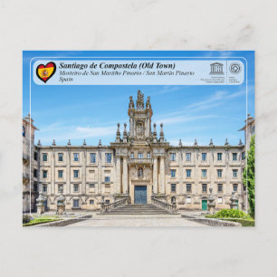 UNESCO UHS - Mosteiro de San Martiño Pinario  Postcard