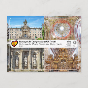 UNESCO UHS - Mosteiro de San Martiño Pinario  Postcard