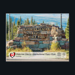 UNESCO - Waterton Glacier International Peace Park Postcard<br><div class="desc">UNESCO WHS Serie - Waterton Glacier International Peace Park - In 1932 Waterton Lakes National Park (Alberta, Canada) was combined with the Glacier National Park (Montana, United States) to form the world's first International Peace Park. Situated on the border between the two countries and offering outstanding scenery, the park is...</div>
