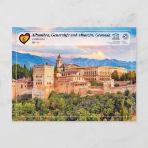 UNESCO WHS - Alhambra, Granada Postcard