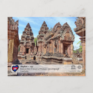 UNESCO WHS - Angkor - Banteay Srei Postcard