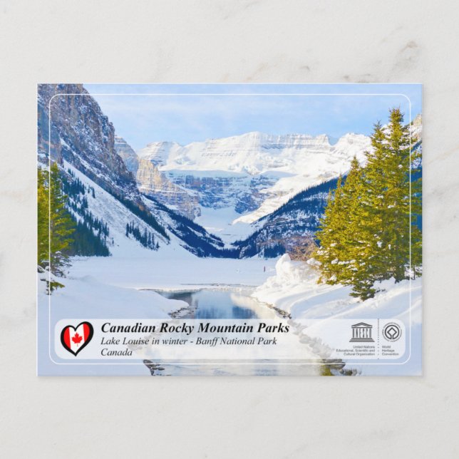 UNESCO WHS - Banff National Park Postcard (Front)