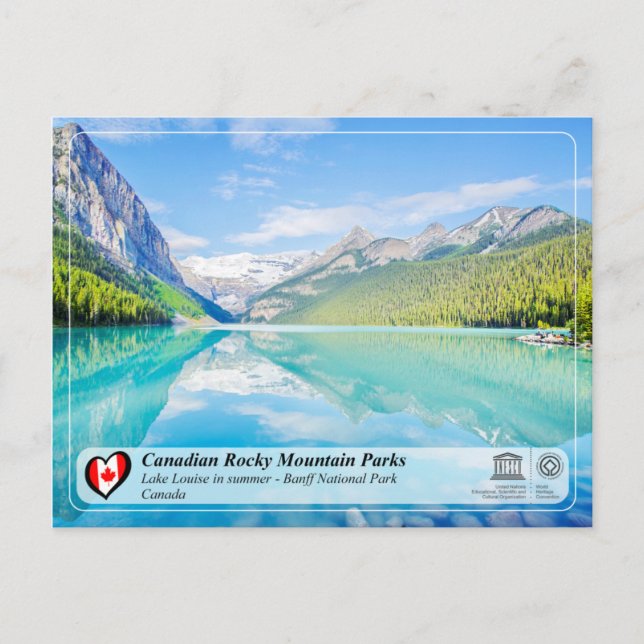 UNESCO WHS - Banff National Park Postcard (Front)