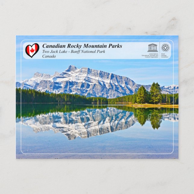 UNESCO WHS - Banff National Park Postcard (Front)