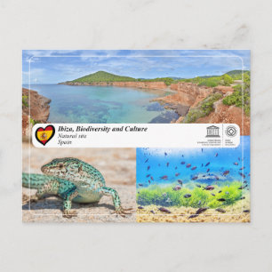 UNESCO WHS - Biodiversity of Ibiza/Eivissa Postcard
