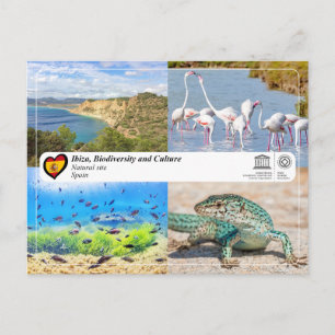 UNESCO WHS - Biodiversity of Ibiza/Eivissa Postcard