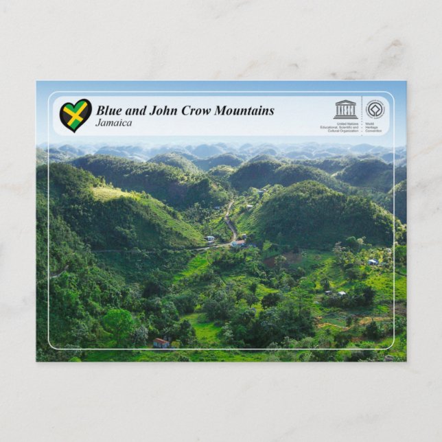 UNESCO WHS - Blue and John Crow Mountains Postcard (Front)