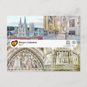 UNESCO WHS, Burgos Cathedral / Catedral de Burgos Postcard