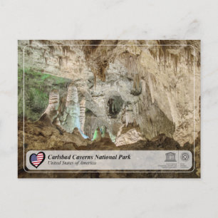 UNESCO WHS - Carlsbad Caverns National Park Postca Postcard