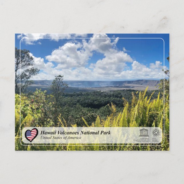 UNESCO WHS - Carte postale du Parc national des vo (Devant)