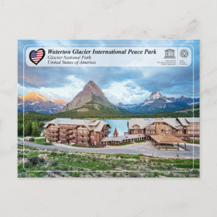 UNESCO WHS - Carte postale Parc national des Glaci