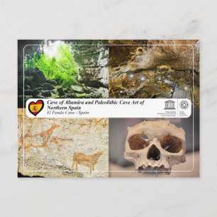 UNESCO WHS - Cave of El Pendo / Cueva de El Pendo Postcard
