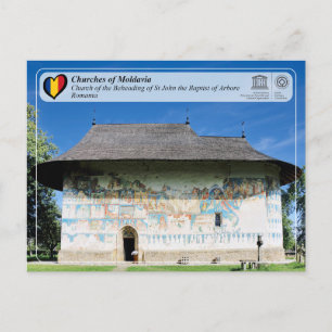UNESCO WHS - Churches of Moldavia - Arbore Postcard