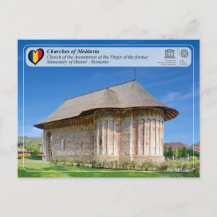 UNESCO WHS - Churches of Moldavia - Humour Postcard