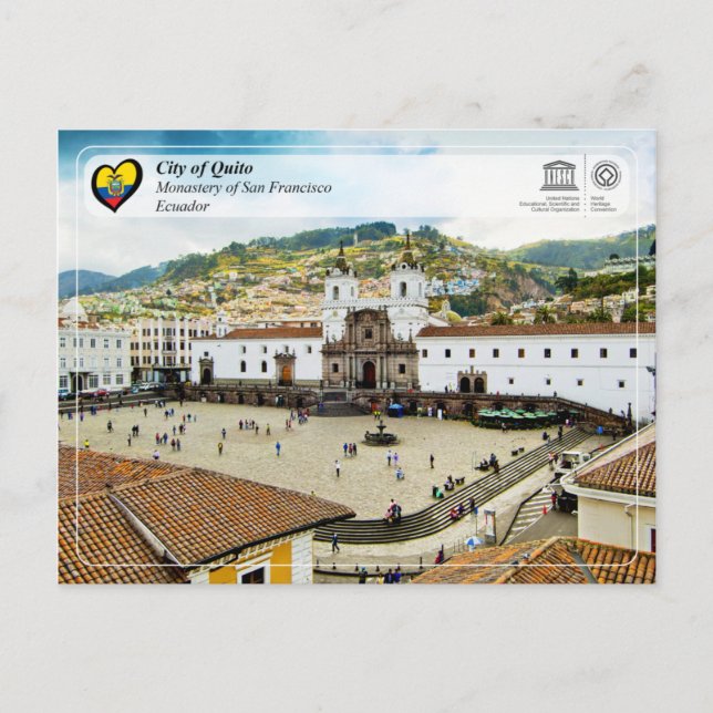 UNESCO WHS - City of Quito Postcard (Front)