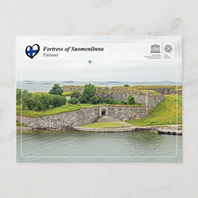 UNESCO WHS - Fortress of Suomenlinna Postcard (Front)