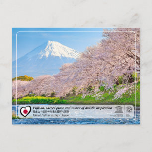 UNESCO WHS - Fujisan - Mount Fuji - 富士山 Postcard