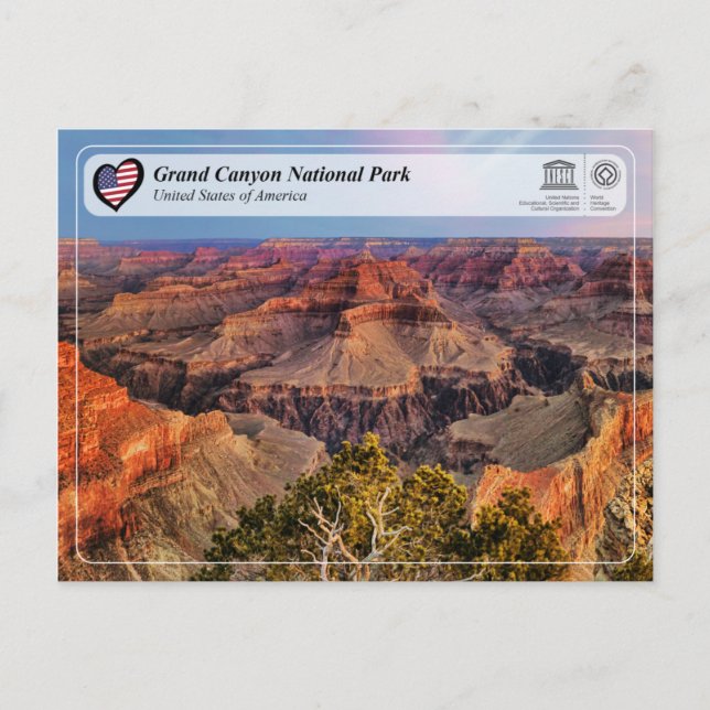 UNESCO WHS - Grand Canyon National Park Postcard (Front)