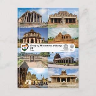 UNESCO WHS - Group of Monuments at Hampi Postcard