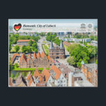 UNESCO WHS - Hanseatic City of Lübeck Postcard<br><div class="desc">UNESCO WHS Serie - World Heritage Sites in Germany - Hanseatic City of Lübeck - Lübeck, the former capital and Queen City of the Hanseatic League, was founded in the 12th century and prospered until the 16th century as the major trading centre for northern Europe. It has remained a centre...</div>