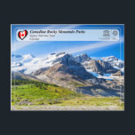 UNESCO WHS - Jasper National Park Postcard<br><div class="desc">UNESCO WHS Serie - Canadian Rocky Mountain Parks - Jasper National Park The contiguous national parks of Banff, Jasper, Kootenay and Yoho, as well as the Mount Robson, Mount Assiniboine and Hamber provincial parks, studded with mountain peaks, glaciers, lakes, waterfalls, canyons and limestone caves, form a striking mountain landscape. Jasper...</div>