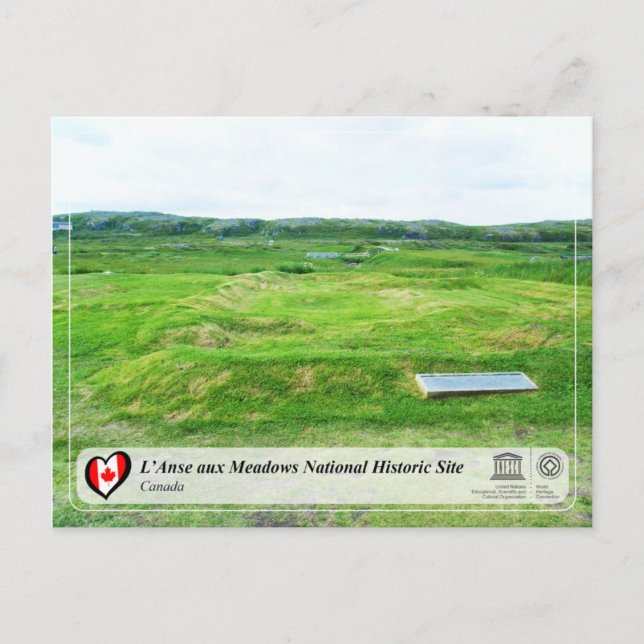UNESCO WHS - L’Anse aux Meadows Postcard (Front)
