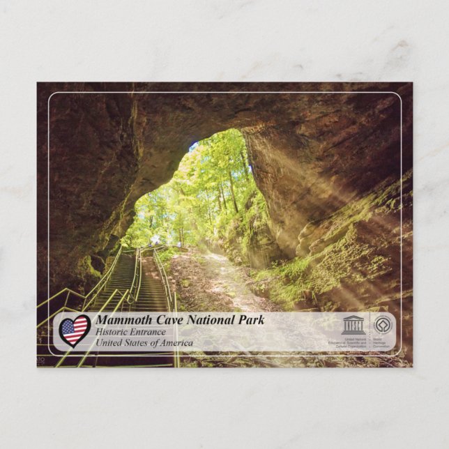 UNESCO WHS - Mammoth Cave National Park Postcard (Front)