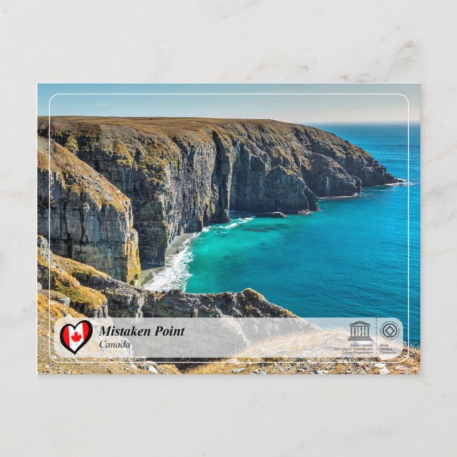 UNESCO WHS - Mistaken Point Postcard (Front)