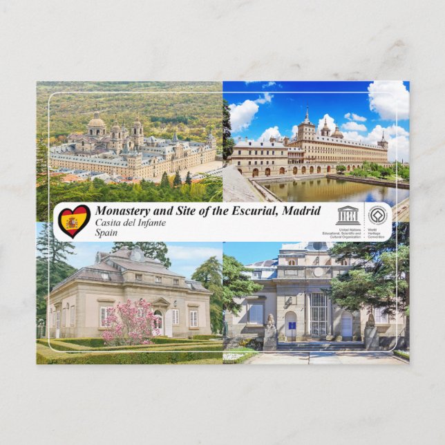 UNESCO WHS - Monastery and Site of the Escurial Postcard (Front)