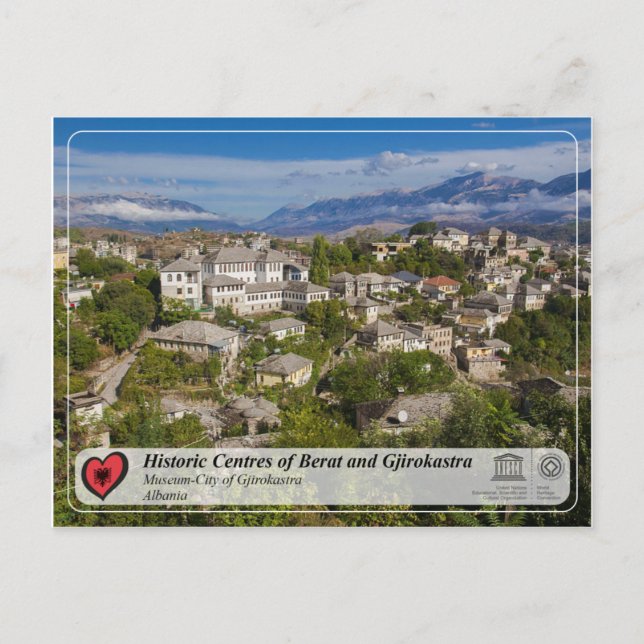 UNESCO WHS - Museum-City of Gjirokastra Postcard (Front)
