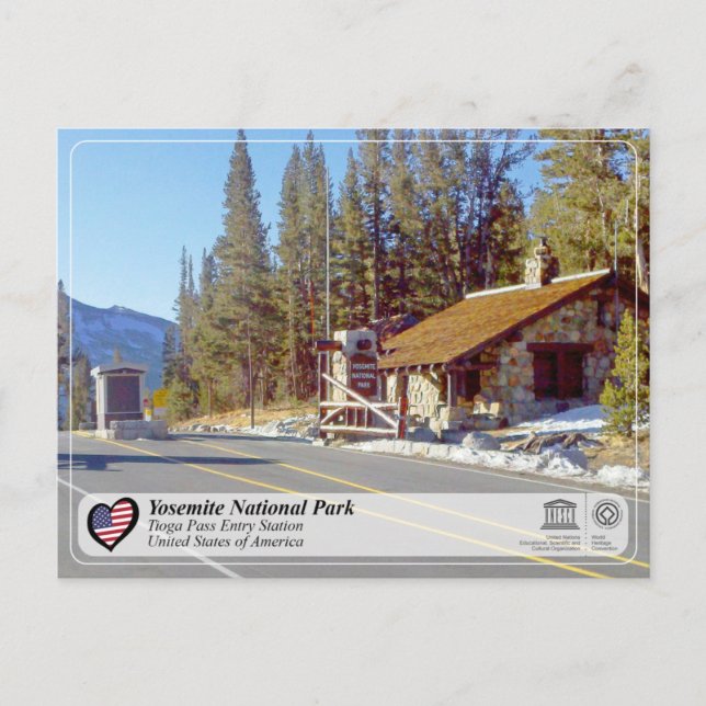 UNESCO WHS - Parc national de Yosemite - Carte pos (Devant)