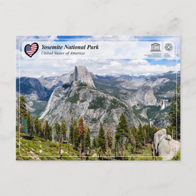 UNESCO WHS - Parc national de Yosemite - Carte pos (Devant)