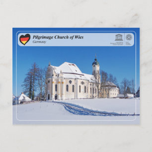 UNESCO WHS - Pilgrimage Church of Wies Postcard