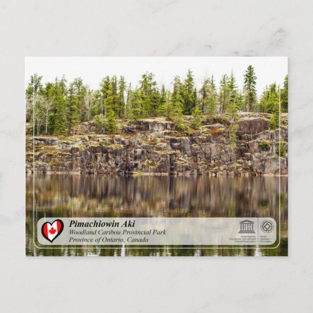 UNESCO WHS - Pimachiowin Aki Postcard (Front)