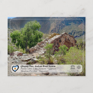 UNESCO WHS - Qhapaq Ñan, Andean Road System Postcard