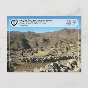 UNESCO WHS - Qhapaq Ñan, Andean Road System Postcard