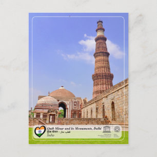 UNESCO WHS - Qutb Minar and its Monuments, Delhi Postcard