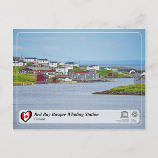 UNESCO WHS - Red Bay Basque Whaling Station Postcard