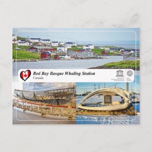 UNESCO WHS - Red Bay Basque Whaling Station Postcard