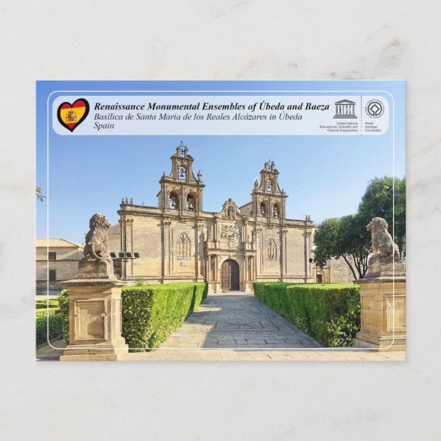 UNESCO WHS - Renaissance Ensembles of Úbeda Postcard (Front)