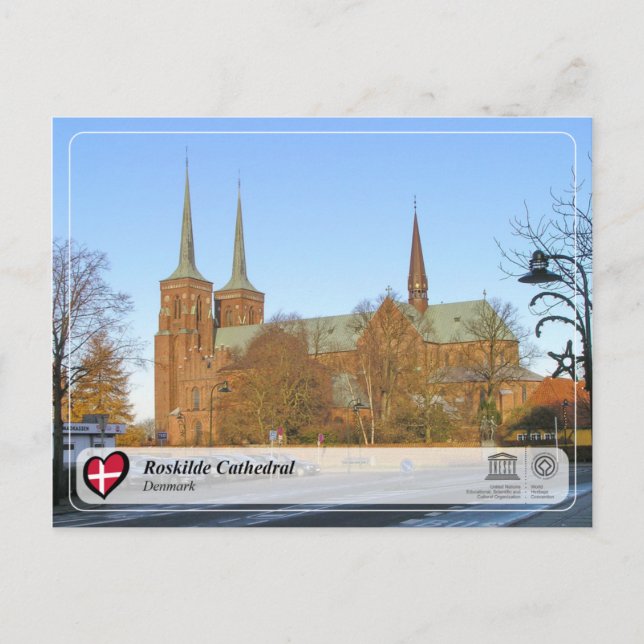 UNESCO WHS - Roskilde Cathedral Postcard (Front)