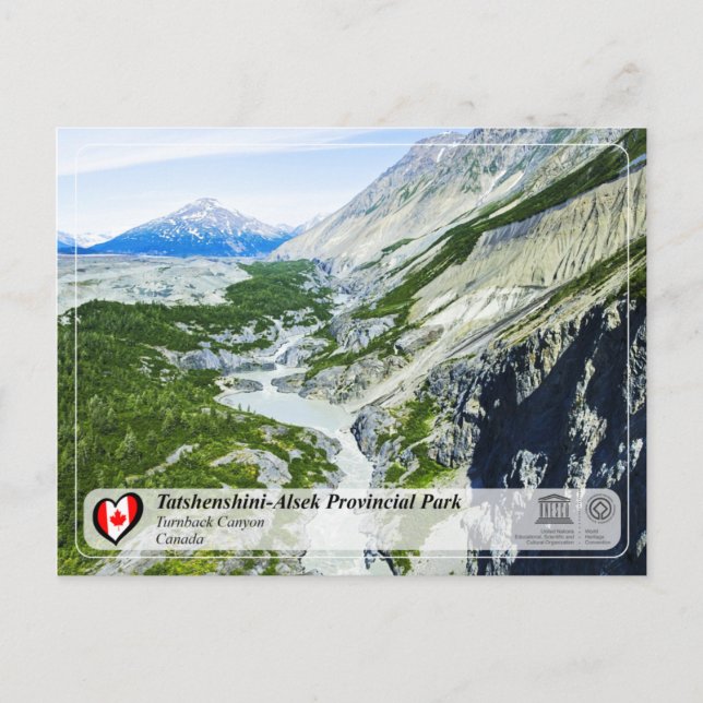 UNESCO WHS - Tatshenshini-Alsek Provincial Park Postcard (Front)