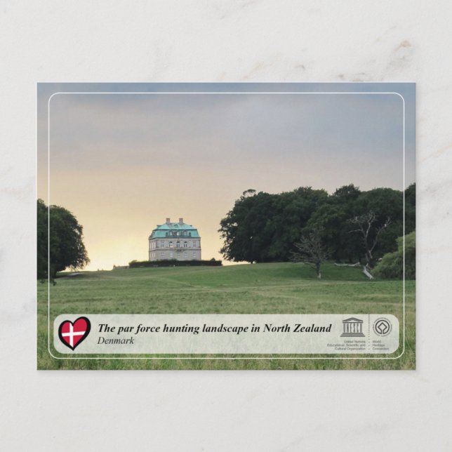 UNESCO WHS - The par force hunting landscape Postcard (Front)