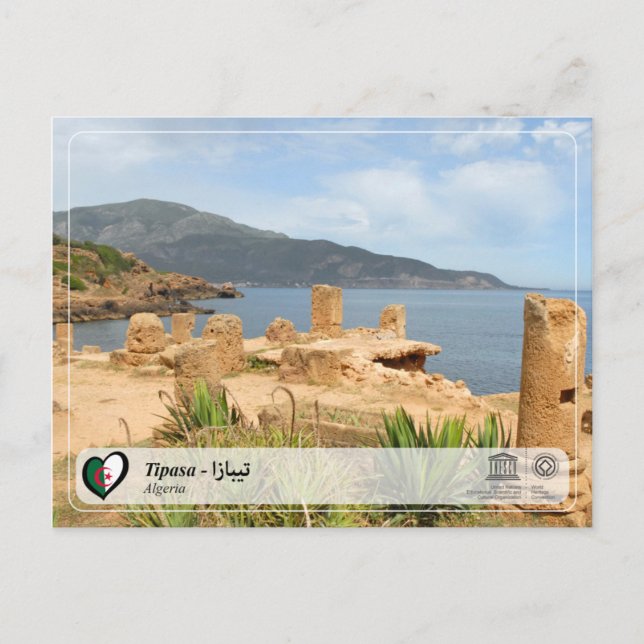 UNESCO WHS - Tipasa - تيبازا Postcard (Front)